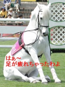 足疲れた～